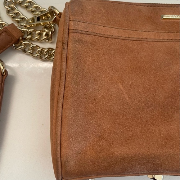 Rebecca Minkoff M.A.C. Mini Suede Crossbody in Nutmeg - Picture 6 of 9